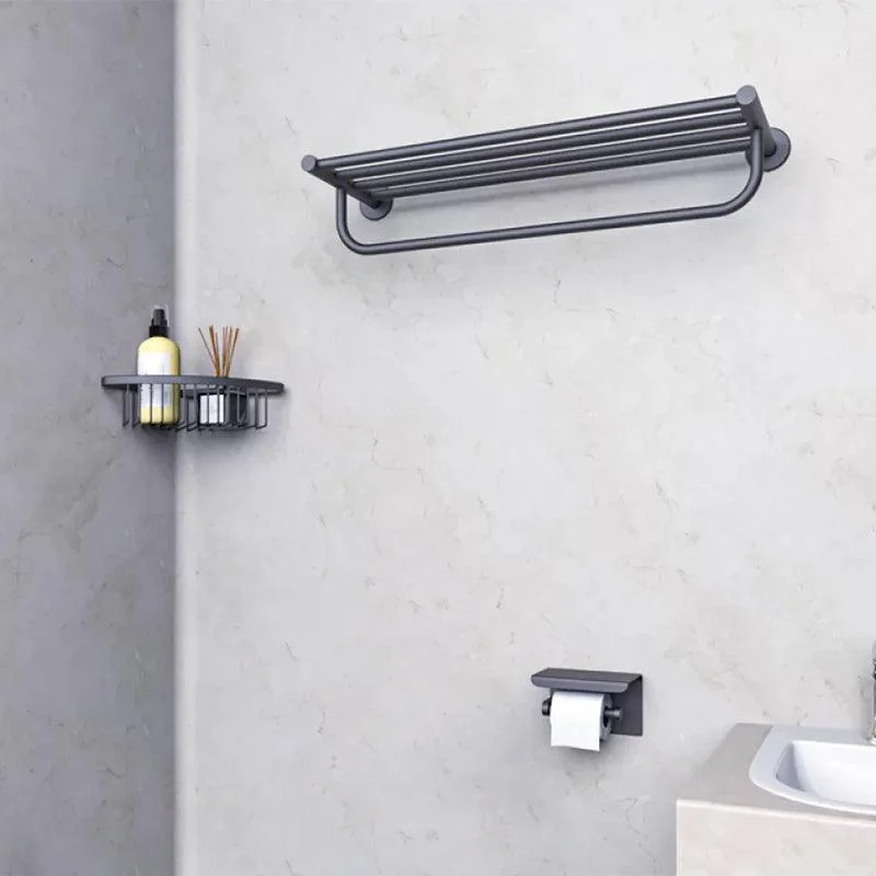 Grey Accessories Hardware Set Modern Bathroom Accessories Hardware Set -Bathlova