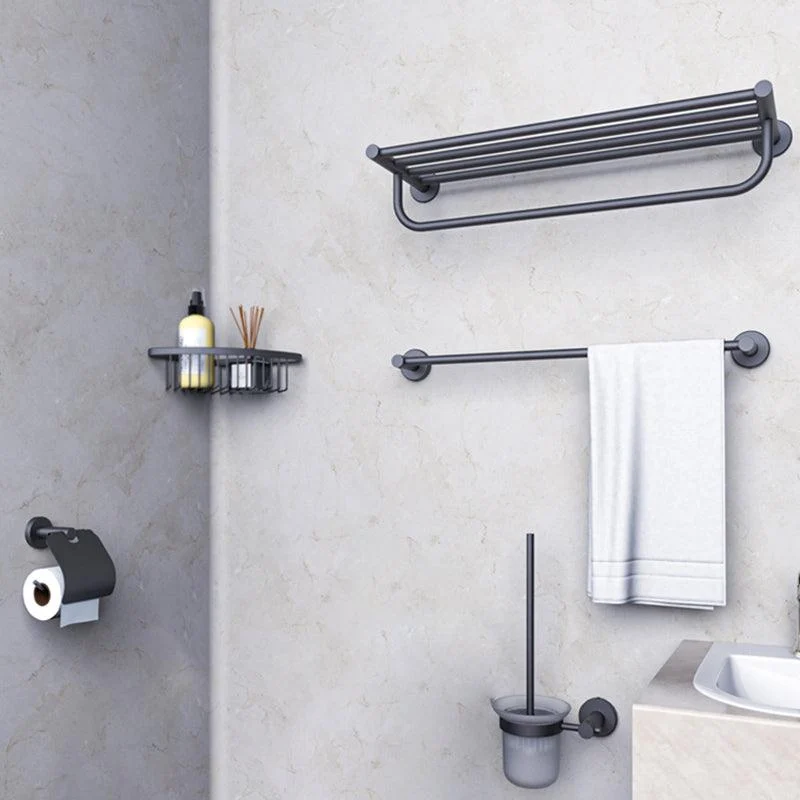 Grey Accessories Hardware Set Modern Bathroom Accessories Hardware Set -Bathlova