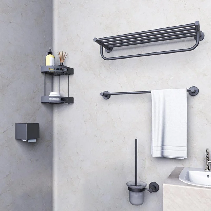 Grey Accessories Hardware Set Modern Bathroom Accessories Hardware Set -Bathlova