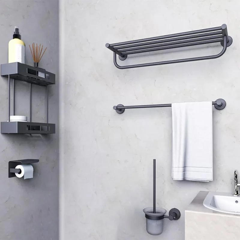 Grey Accessories Hardware Set Modern Bathroom Accessories Hardware Set -Bathlova