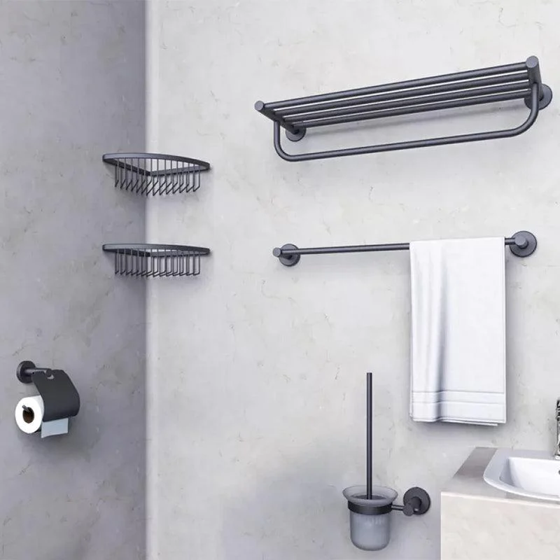 Grey Accessories Hardware Set Modern Bathroom Accessories Hardware Set -Bathlova