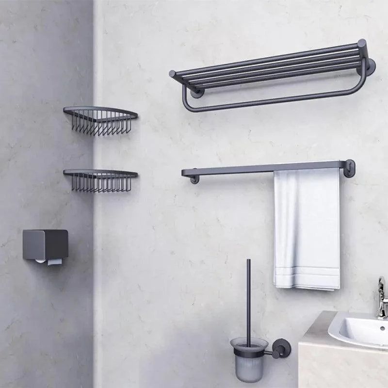 Grey Accessories Hardware Set Modern Bathroom Accessories Hardware Set -Bathlova