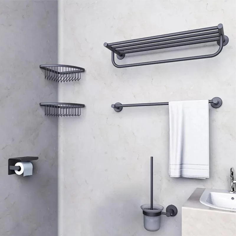 Grey Accessories Hardware Set Modern Bathroom Accessories Hardware Set -Bathlova