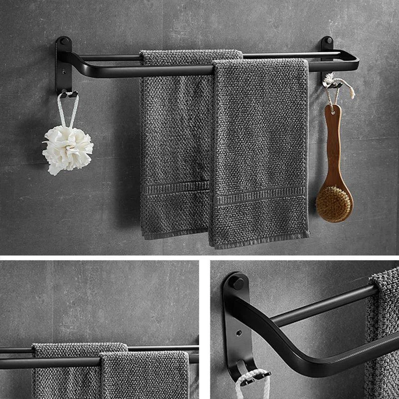 Grey Bath Hardware Set Metal 3 - Piece Bathroom Hardware Set -Bathlova