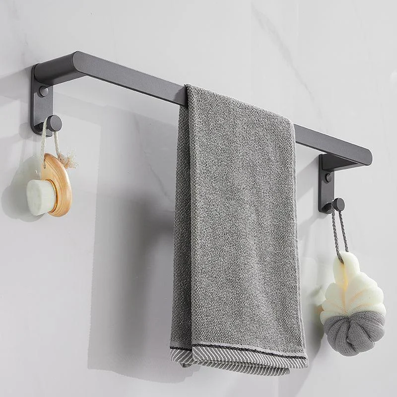 Grey Bathroom Accessory Kit Modern Bathroom Accessories Hardware Set -Bathlova