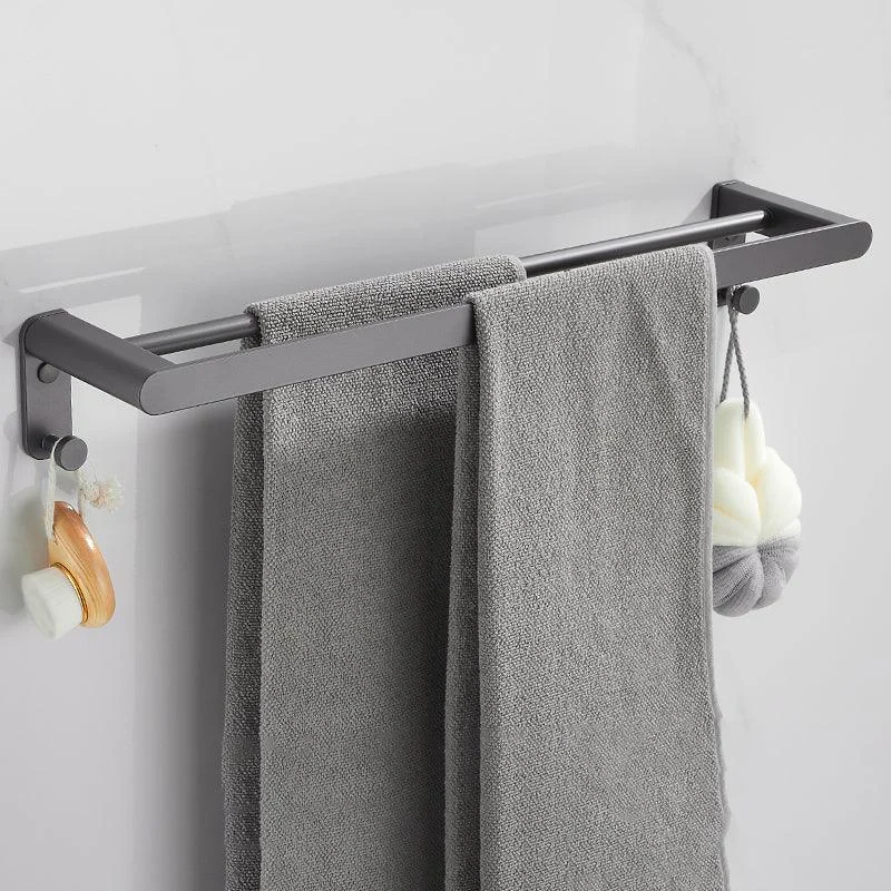 Grey Bathroom Accessory Kit Modern Bathroom Accessories Hardware Set -Bathlova