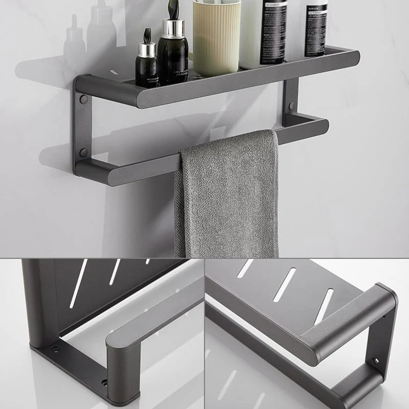 Grey Bathroom Accessory Kit Modern Bathroom Accessories Hardware Set -Bathlova