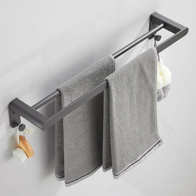 Grey Bathroom Accessory Kit Modern Bathroom Accessories Hardware Set -Bathlova