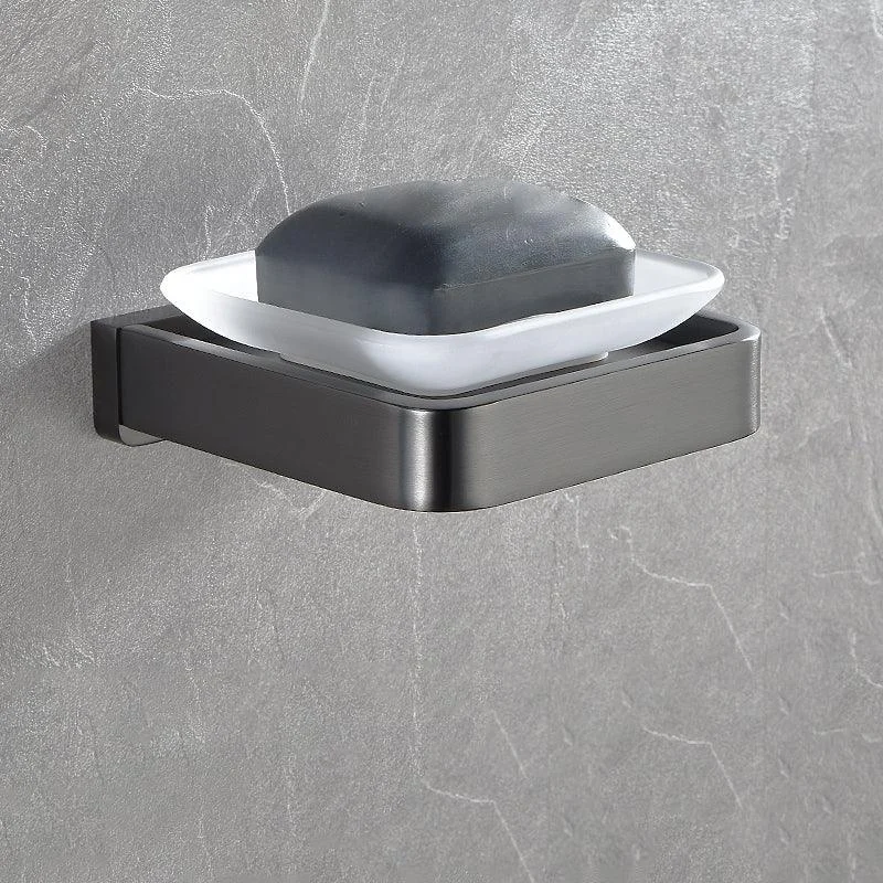 Grey Metal Modern Bathroom Accessory As Individual Or As a Set -Bathlova