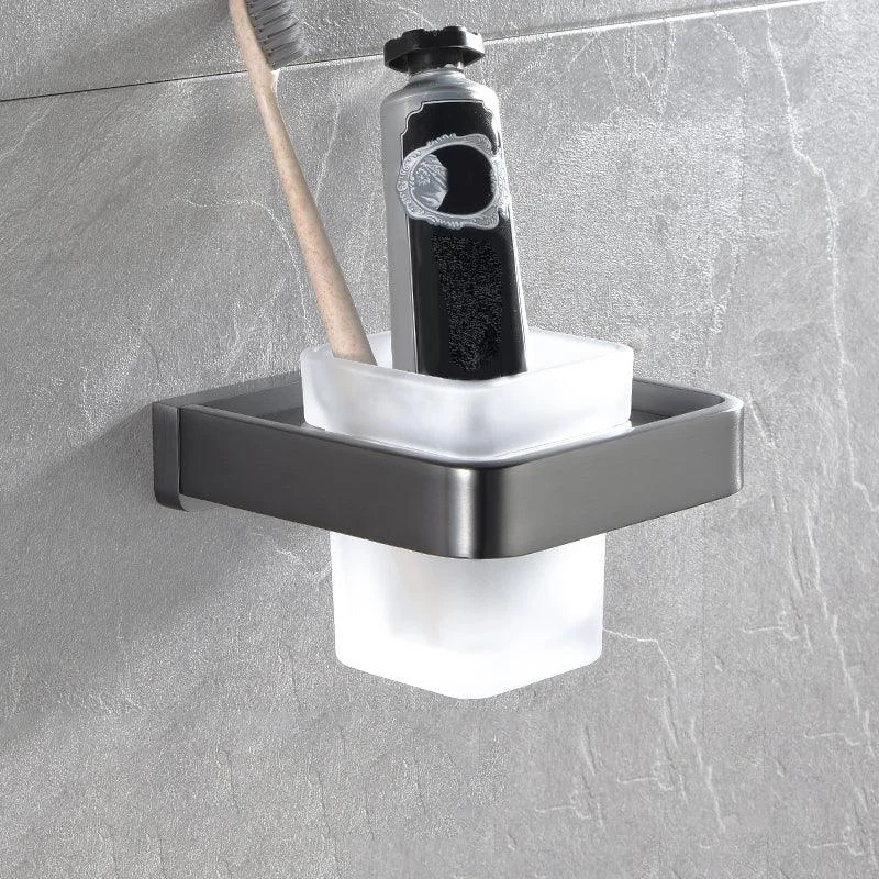 Grey Metal Modern Bathroom Accessory As Individual Or As a Set -Bathlova