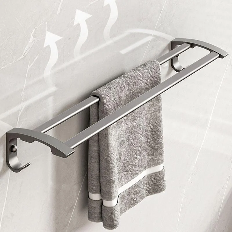 Grey Modern Bathroom Accessory As Individual Or As a Set with Towel Bar -Bathlova