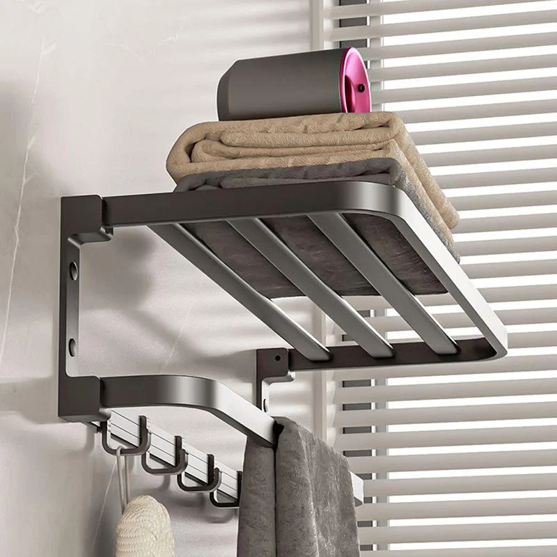 Grey Modern Bathroom Accessory As Individual Or As a Set with Towel Bar -Bathlova