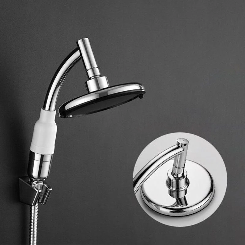 Handheld Shower Head with Katalyst Modern Wall Mounted Shower Head Combo -Bathlova