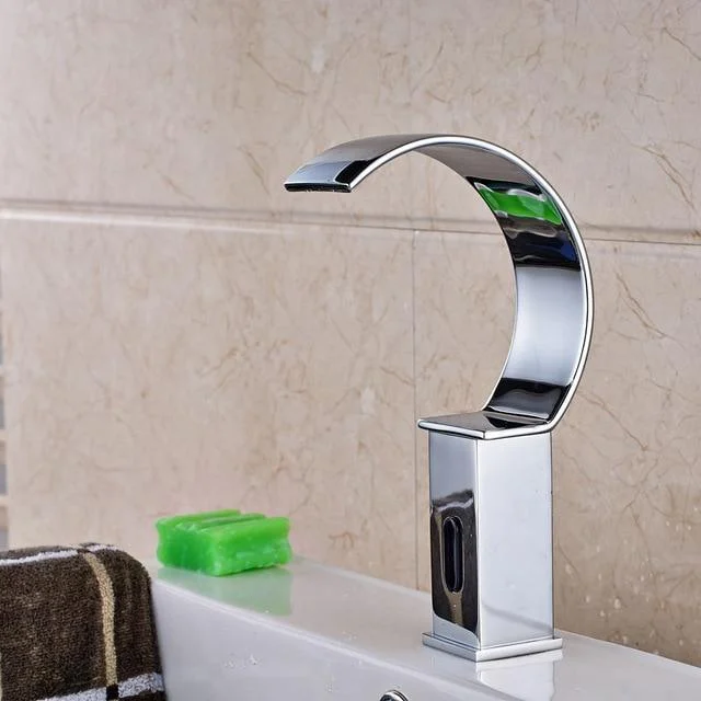 Hands-Free Automatic Basin Sink Waterfall Style Tap -Bathlova