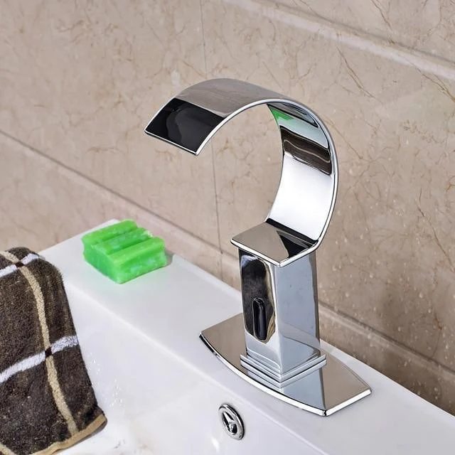 Hands-Free Automatic Basin Sink Waterfall Style Tap -Bathlova