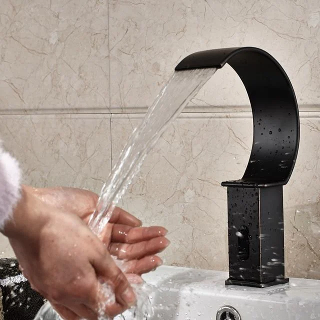 Hands-Free Automatic Basin Sink Waterfall Style Tap -Bathlova