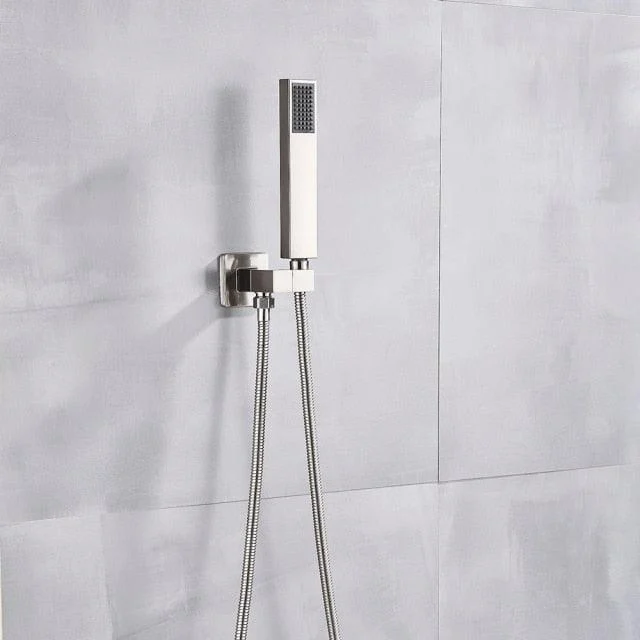 Handshower Head Stainless Shower Hose Tap Head Wall Mounted Tap -Bathlova