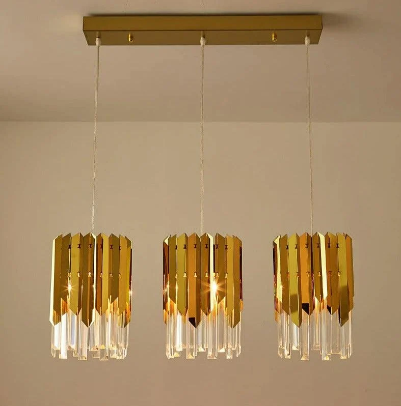 Hershel - Glass Crystal Pendant Lights -Bathlova