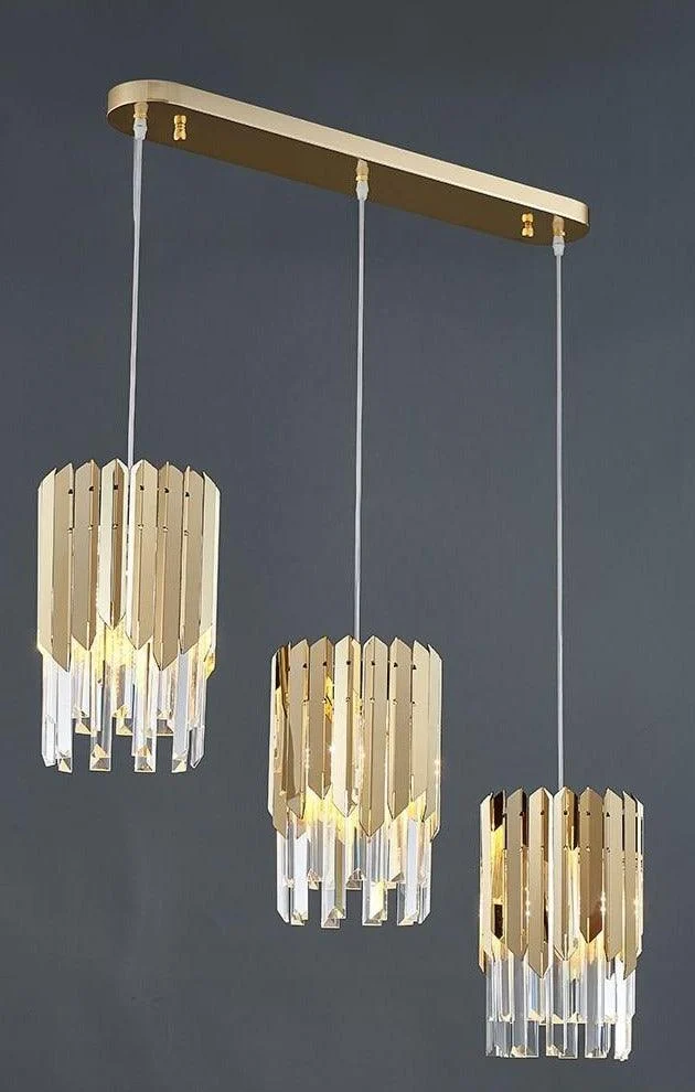 Hershel - Glass Crystal Pendant Lights -Bathlova