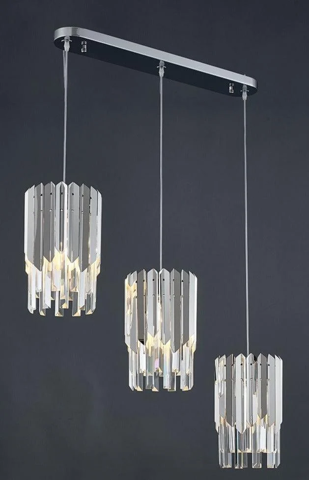 Hershel - Glass Crystal Pendant Lights -Bathlova