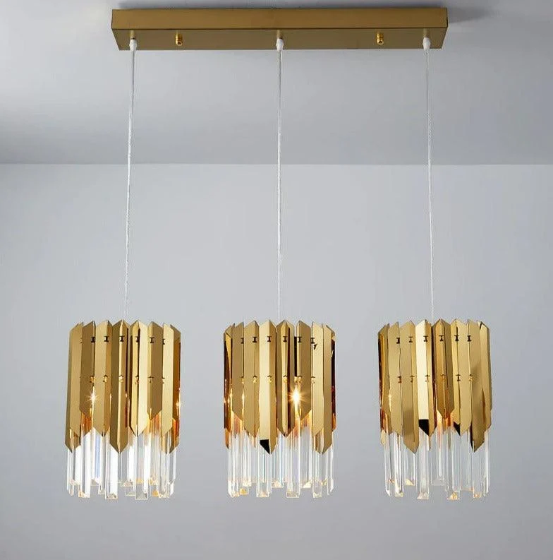 Hershel - Glass Crystal Pendant Lights -Bathlova