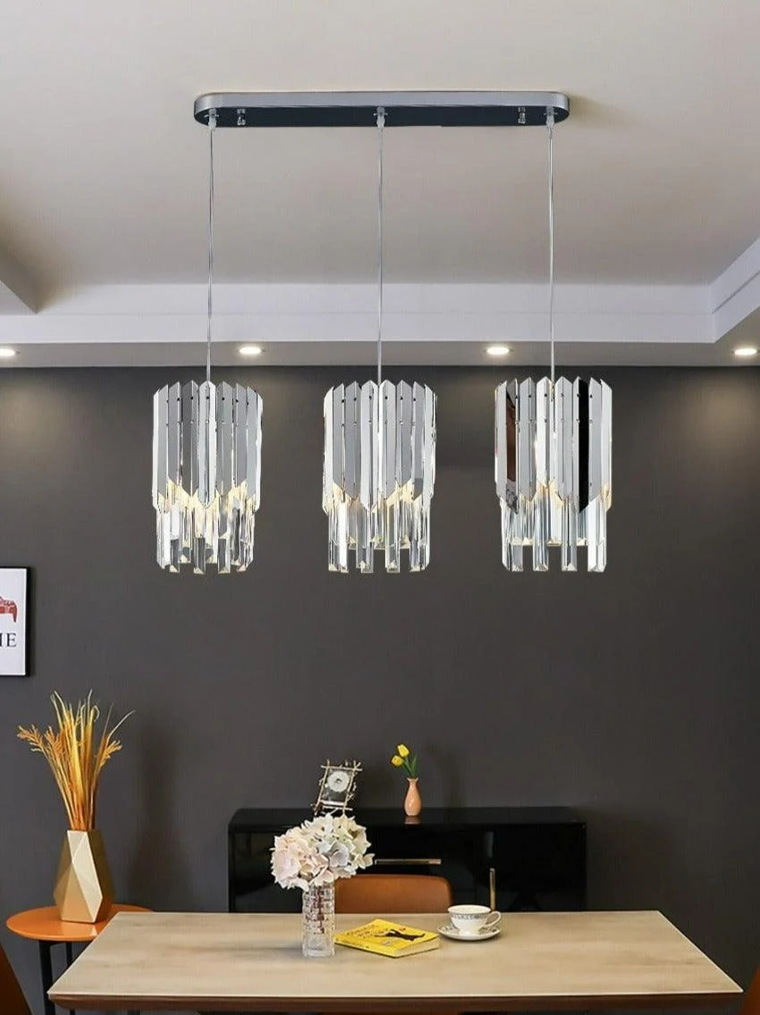 Hershel - Glass Crystal Pendant Lights -Bathlova