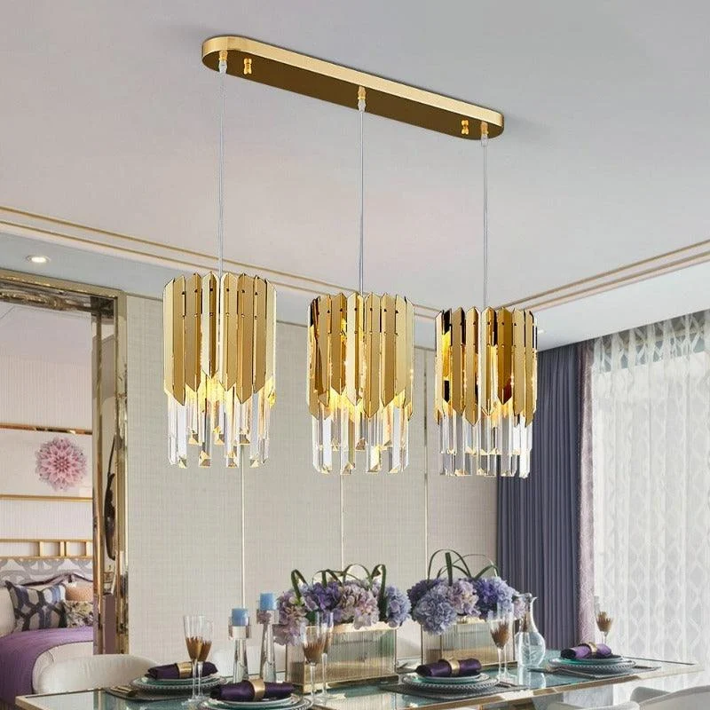 Hershel - Glass Crystal Pendant Lights -Bathlova