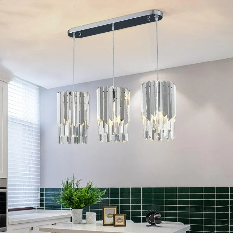 Hershel - Glass Crystal Pendant Lights -Bathlova