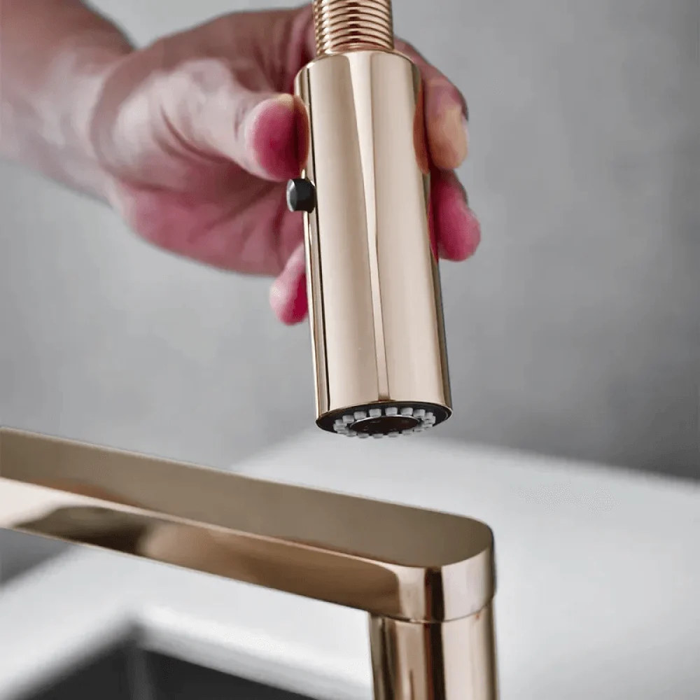 High Arc Magnetic Kitchen Tap - Dual-function Spray Single Hole -Bathlova