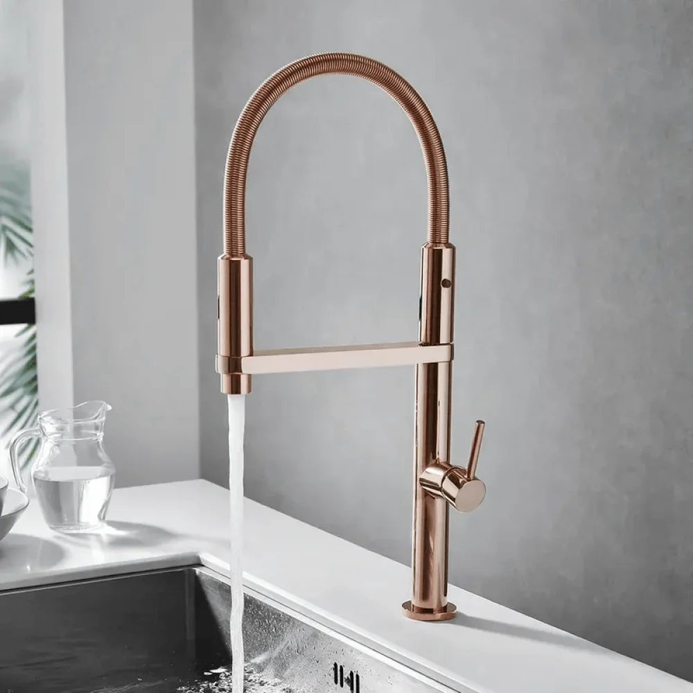 High Arc Magnetic Kitchen Tap - Dual-function Spray Single Hole -Bathlova