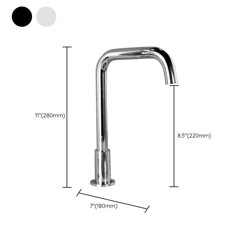 High-Arc Vanity Sink Tap Light Luxury Vessel Tap 3-hole Tap -Bathlova