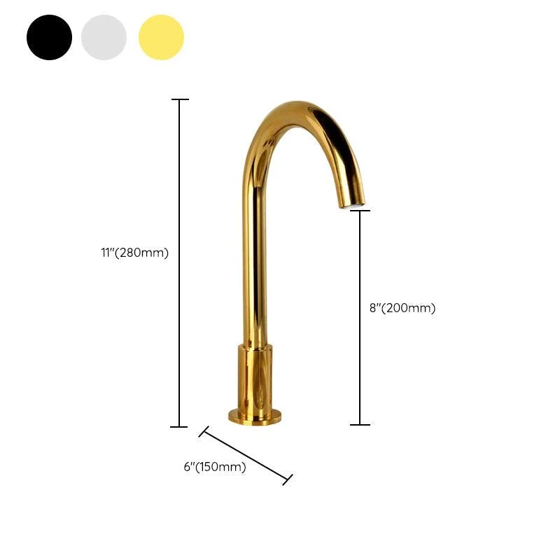 High-Arc Vanity Sink Tap Light Luxury Vessel Tap 3-hole Tap -Bathlova