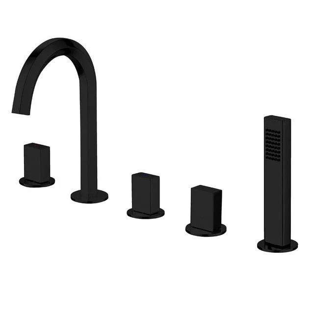 High-arc Widespread Bathtub Shower Tap -Bathlova