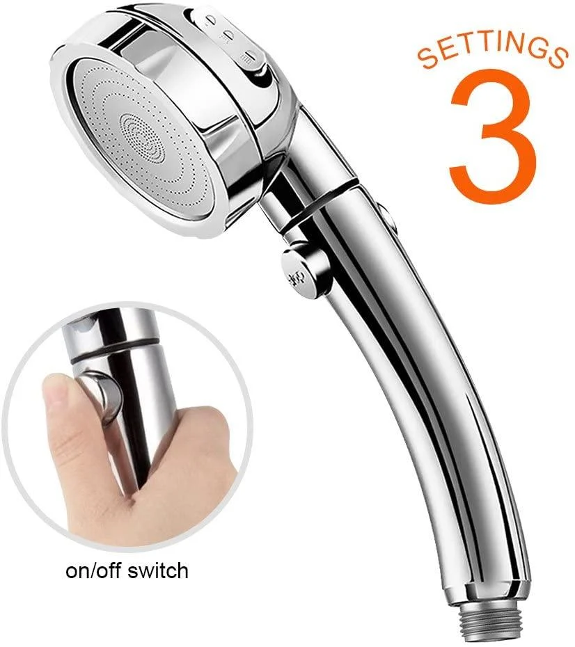 High-pressure Chrome-plated Adjustable Hand Shower Head -Bathlova