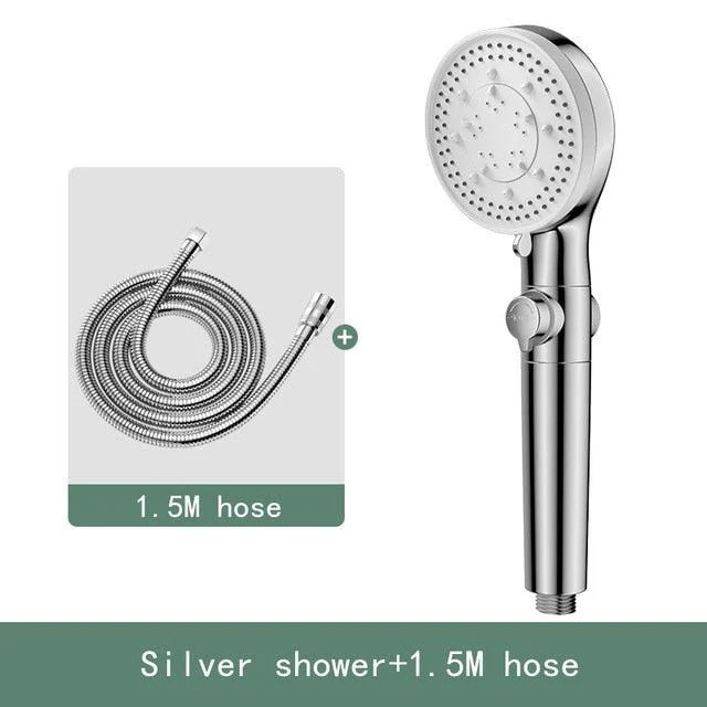 High Pressure Shower Head 5 Functions With Switch On Off Button -Bathlova