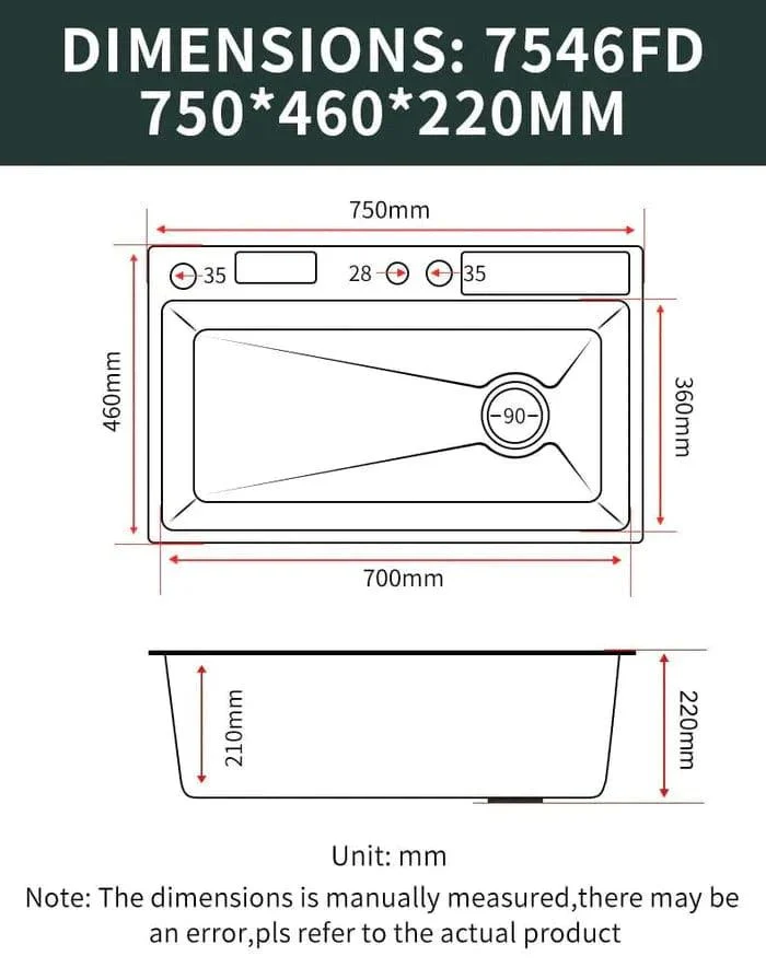 High Quality Stainless Steel Multifunctional Kitchen Sink -Bathlova