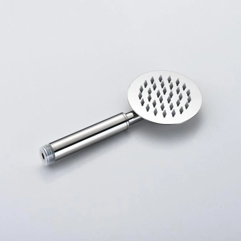 Home Round Dual Shower Heads Modern Style Wall Mounted Metal Dual Shower -Bathlova