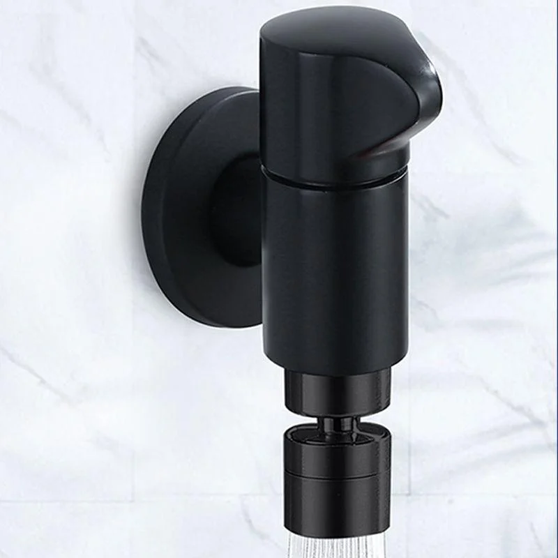 Industrial Wall Mounted Bathroom Tap Knob Handle Solid Brass Tap -Bathlova