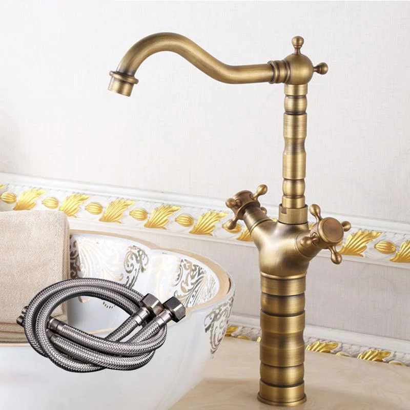 Industrial Wide Spread Bathroom Tap 1-Handle Lavatory Tap -Bathlova