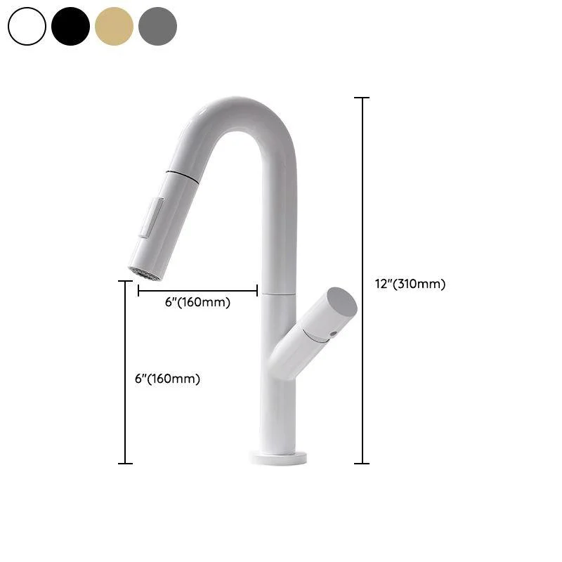 Industrial Wide Spread Bathroom Tap Circular Lavatory Tap -Bathlova