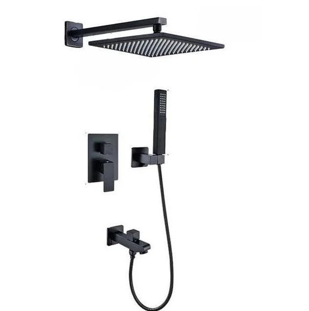 Integrated Box Control Valve Rainfall Shower Tap Set -Bathlova