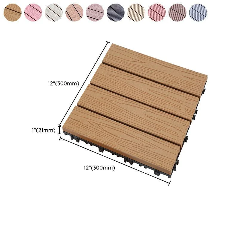 Interlocking Decking Tiles Waterproof Decking Tiles for Indoor and Outdoor -Bathlova