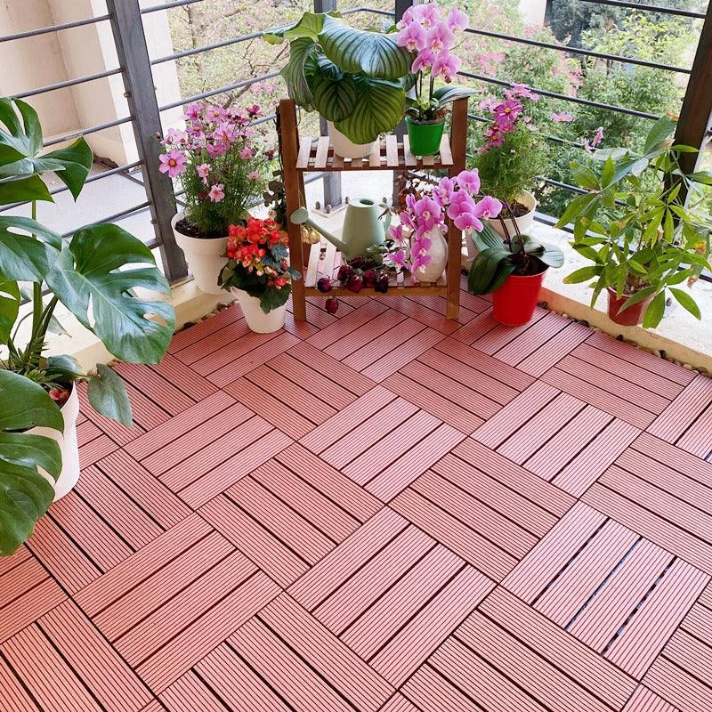 Interlocking Decking Tiles Waterproof Decking Tiles for Indoor and Outdoor -Bathlova