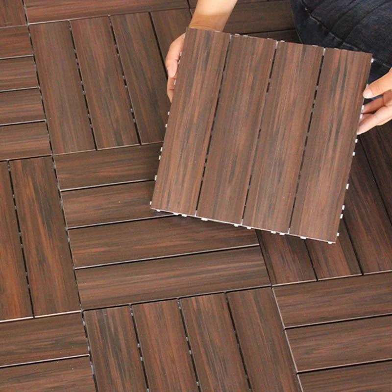 Interlocking Patio Flooring Tiles Composite Patio Flooring Tiles with Slip Resistant -Bathlova