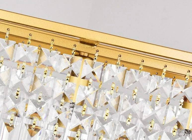 Irvin - Modern Glass Crystal Chandelier -Bathlova