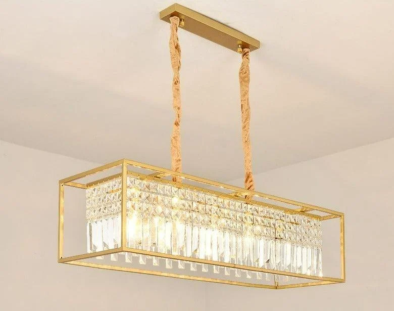 Irvin - Modern Glass Crystal Chandelier -Bathlova