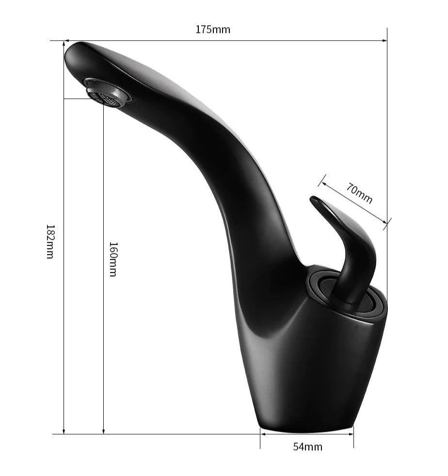 Jacob - Modern Curved Bathroom Tap -Bathlova