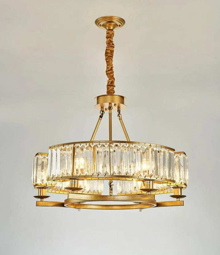 Jaime - Modern Glass Crystal Chandelier -Bathlova