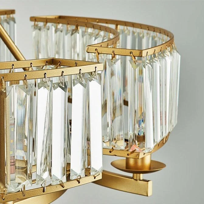 Jaime - Modern Glass Crystal Chandelier -Bathlova