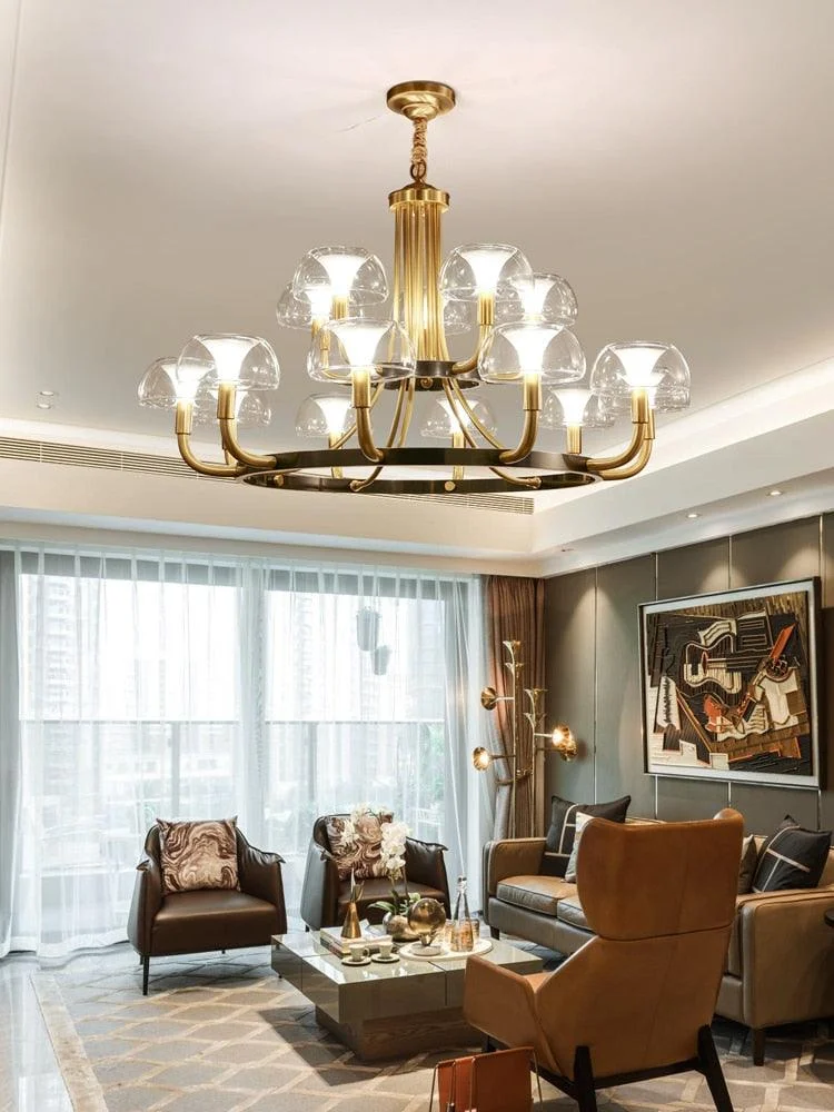 Jefferson - Modern Fountain Chandelier -Bathlova